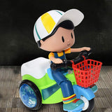 TRICICLO DE ACROBACIAS MUSICAL CON LUCES LED